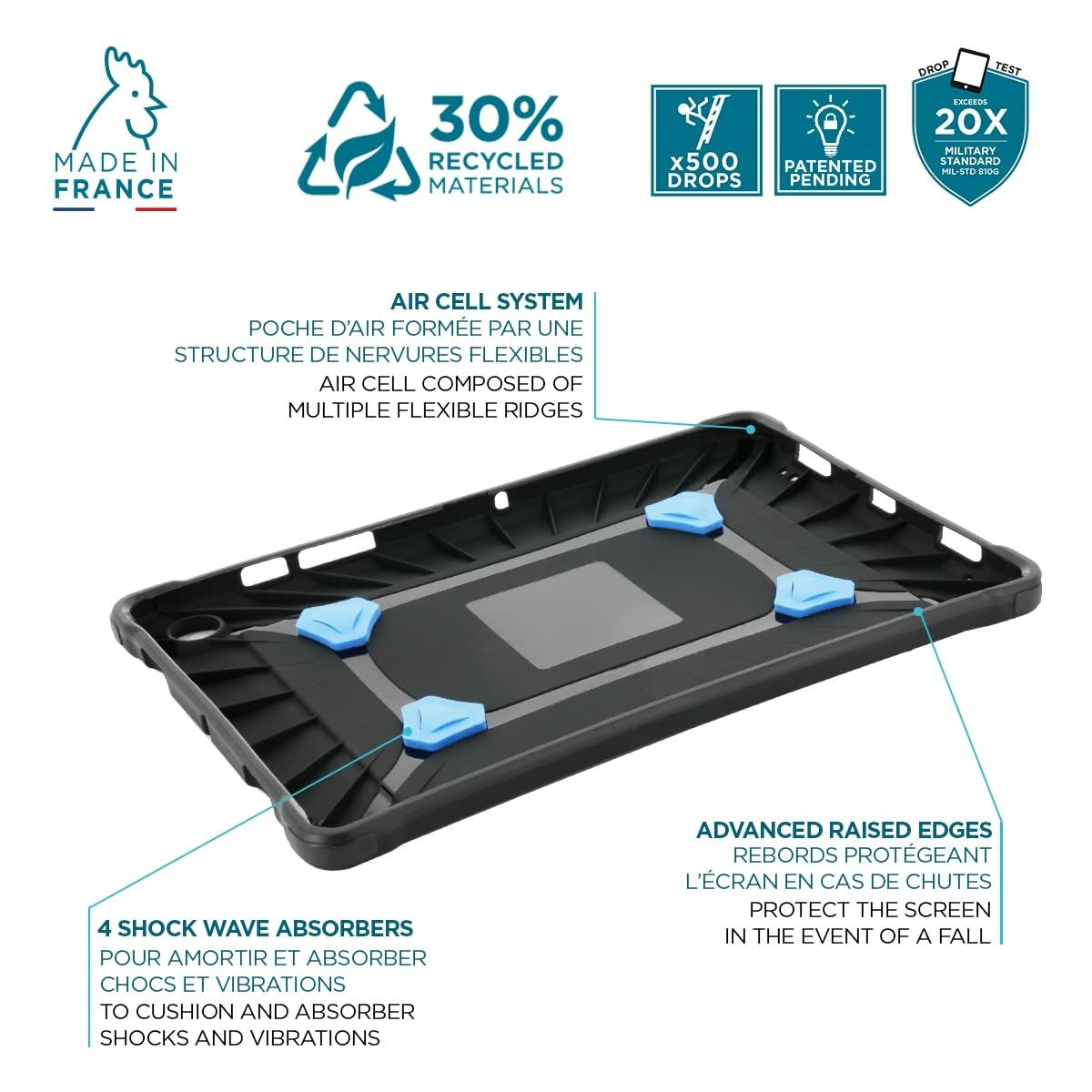 Tablet cover Mobilis 053019 Black iPad