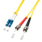 Fibre optic cable LINDY 47461 Yellow 2 m (1 Unit)