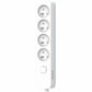 4-socket plugboard with power switch QUARX (1,5 m)