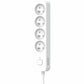 4-socket plugboard with power switch QUARX (1,5 m)