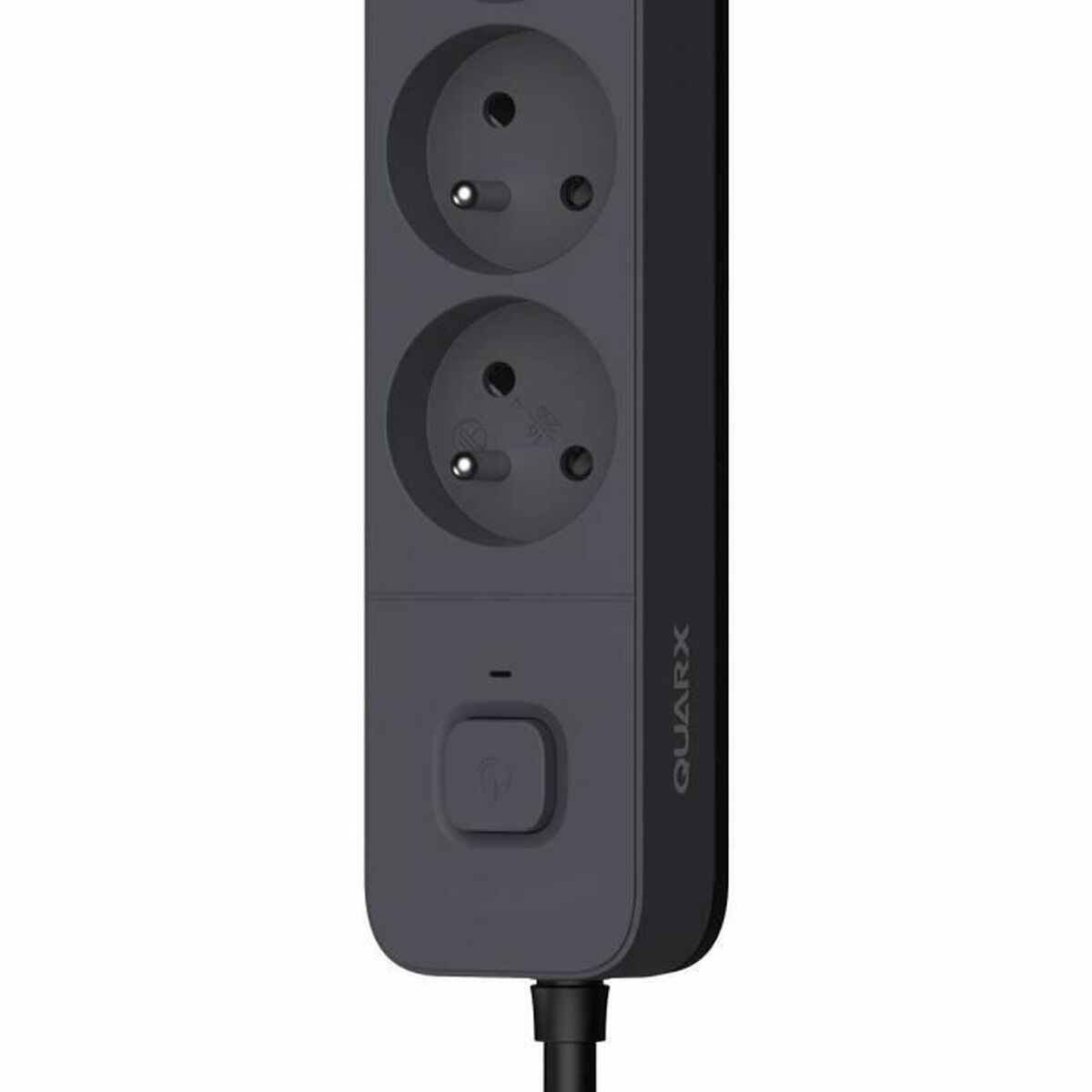 4-socket plugboard with power switch QUARX (1,5 m)