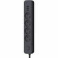 4-socket plugboard with power switch QUARX (3 m)