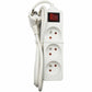 3-socket plugboard with power switch GAO