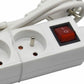 3-socket plugboard with power switch GAO