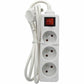 3-socket plugboard with power switch GAO