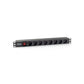Schuko 19" 8 Way Multi-socket Adapter Equip 333283 Black (1,8 m)
