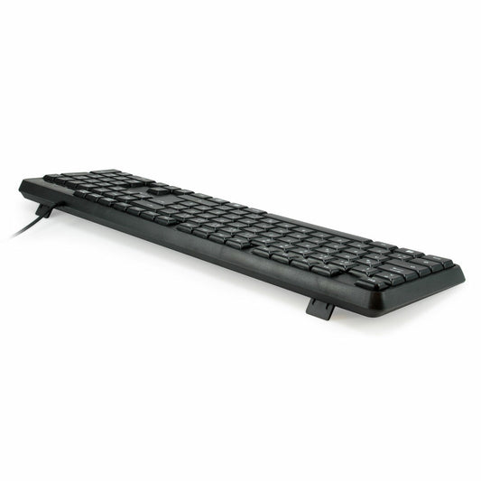 Keyboard Equip 245211 Black Spanish Qwerty