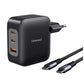 Wall Charger INTENSO GaN W100ACC Black 100 W