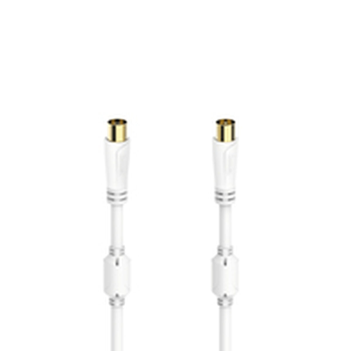 Coaxial TV Antenna Cable Hama 00205245 White 75 cm
