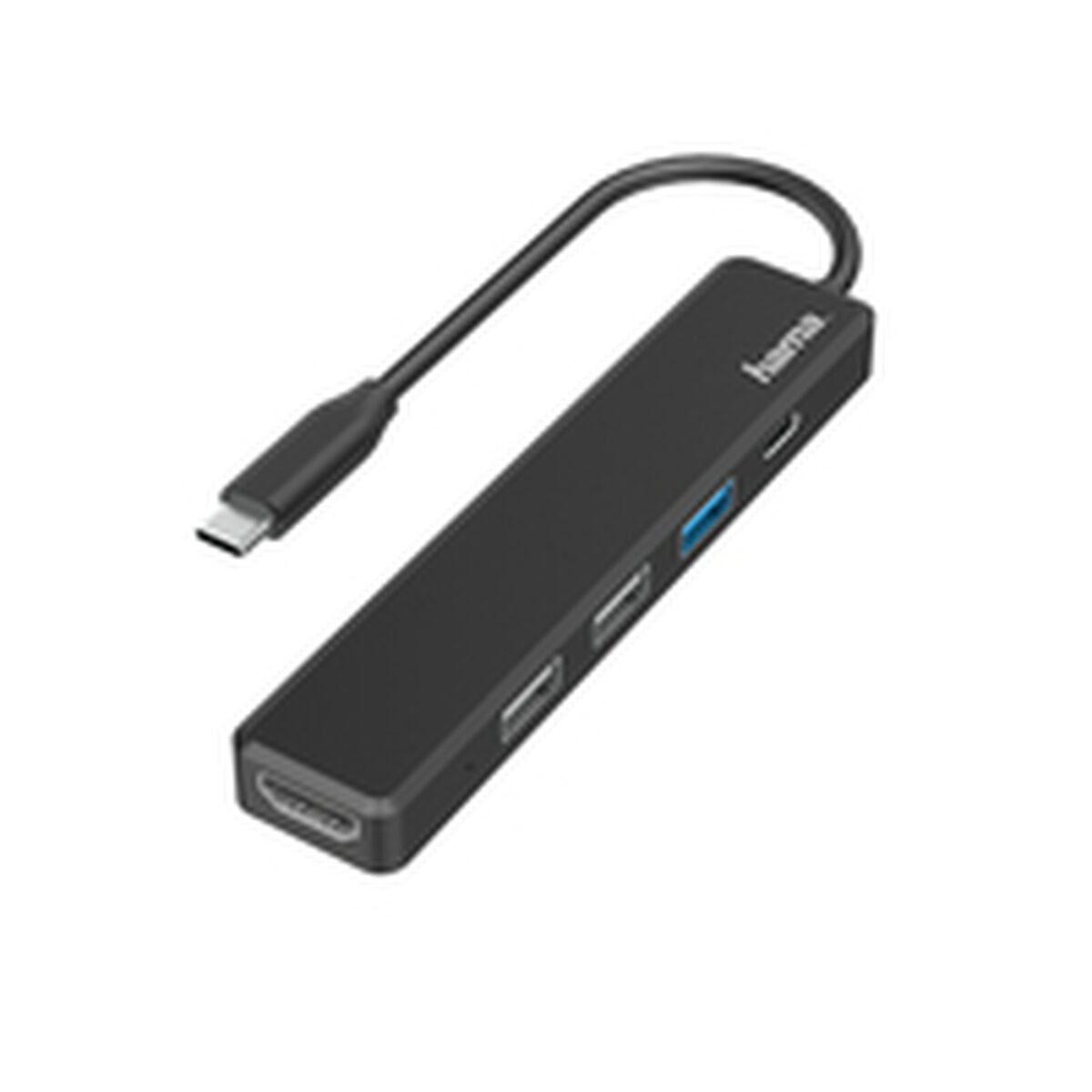 USB Hub Hama 00200117 Black 60 W
