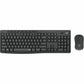 Keyboard and Wireless Mouse Logitech MK295 French Black Grey AZERTY