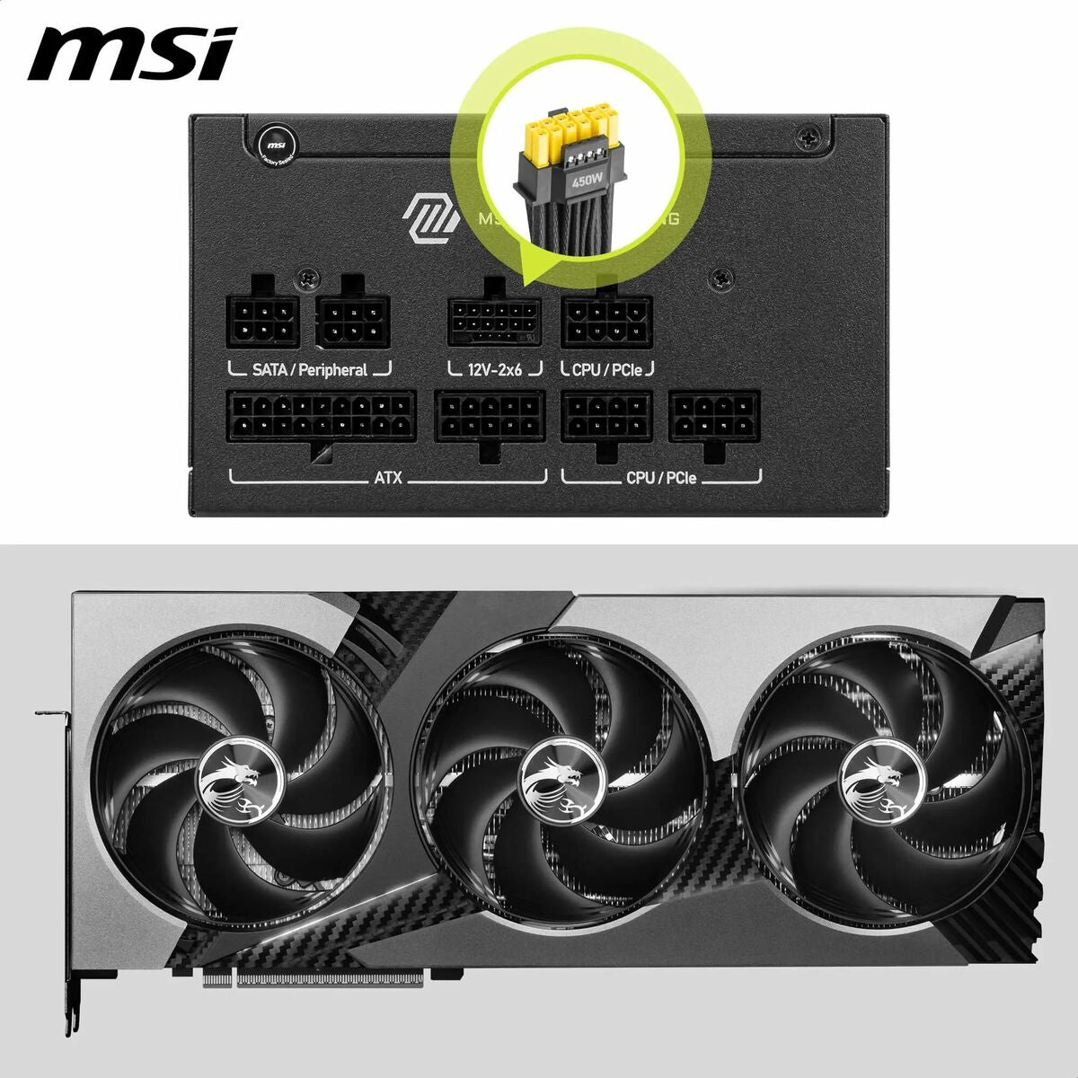Power supply MSI 306-7ZP1B11-CE0 750 W 80 Plus Gold ATX