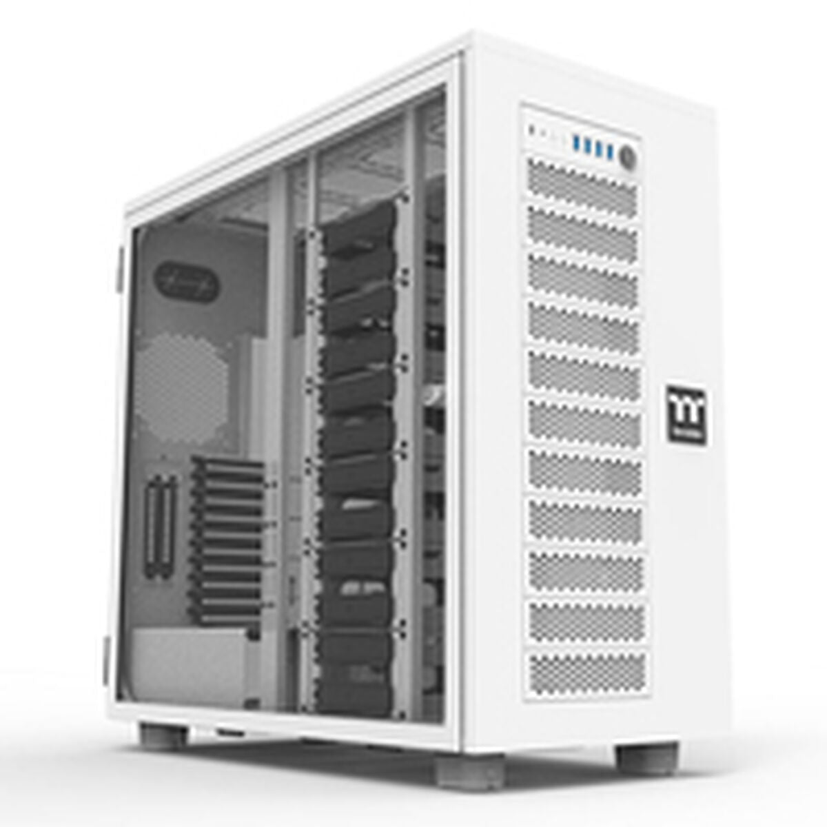 ATX Semi-tower Box THERMALTAKE AX700 TG White Black