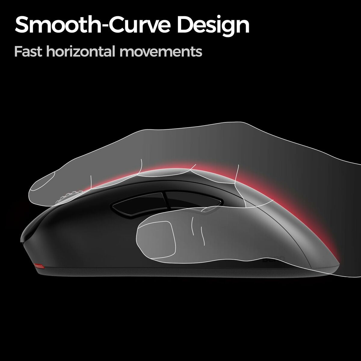 Mouse Zowie 9H.N4VBE.A2E Black 3200 DPI