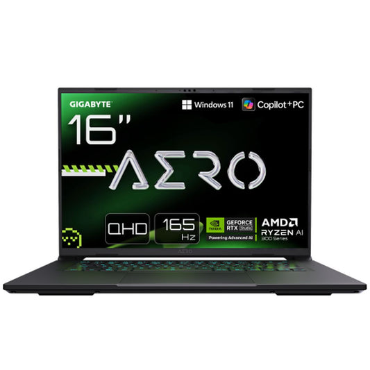 Laptop Gigabyte AERO X16 2WHA3ESC65AH Copilot+ 16" AMD Ryzen AI 9 HX 370 32 GB RAM 1 TB SSD 2 TB SSD