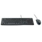 Keyboard and Mouse Logitech MK120 Black Spanish Qwerty (10 Units)
