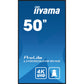 Videowall Monitor Iiyama LH5060UHS-B1AG 4K Ultra HD 50"