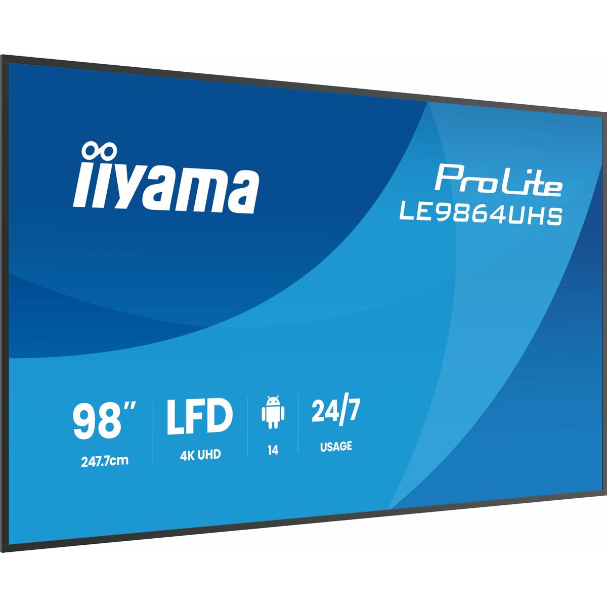 Videowall Monitor Iiyama LE9864UHS-B1AG 98" 4K Ultra HD LCD