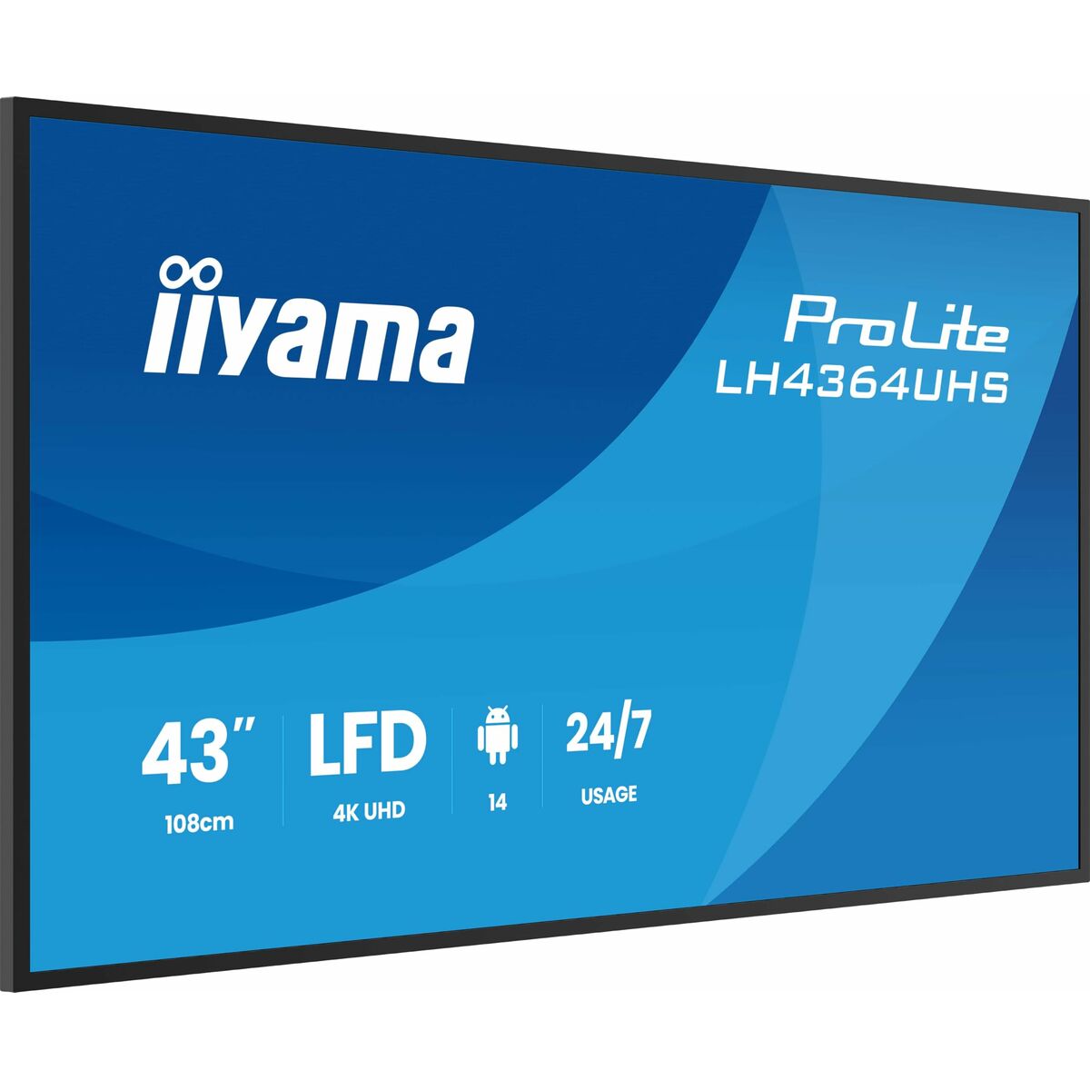 Monitor Iiyama LH4364UHS-B1AG 43" 4K Ultra HD