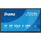 Touch Screen Monitor Iiyama TE7512MIS-B4AG 4K Ultra HD 65"