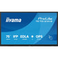 Touch Screen Monitor Iiyama TE7512MIS-B4AG 4K Ultra HD 65"