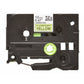 Original Ink Cartridge Brother TZe-C31 Black 12 mm