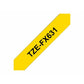 Laminated Tape for Labelling Machines Brother TZEFX631 Yellow 12 mm