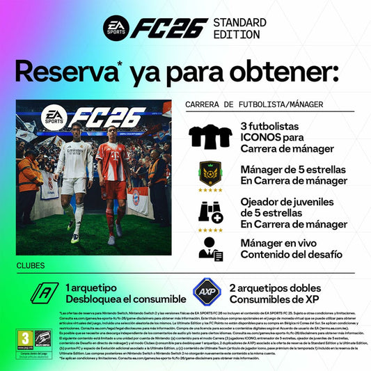 Video game for Switch 2 Nintendo EA SPORTS FC 26