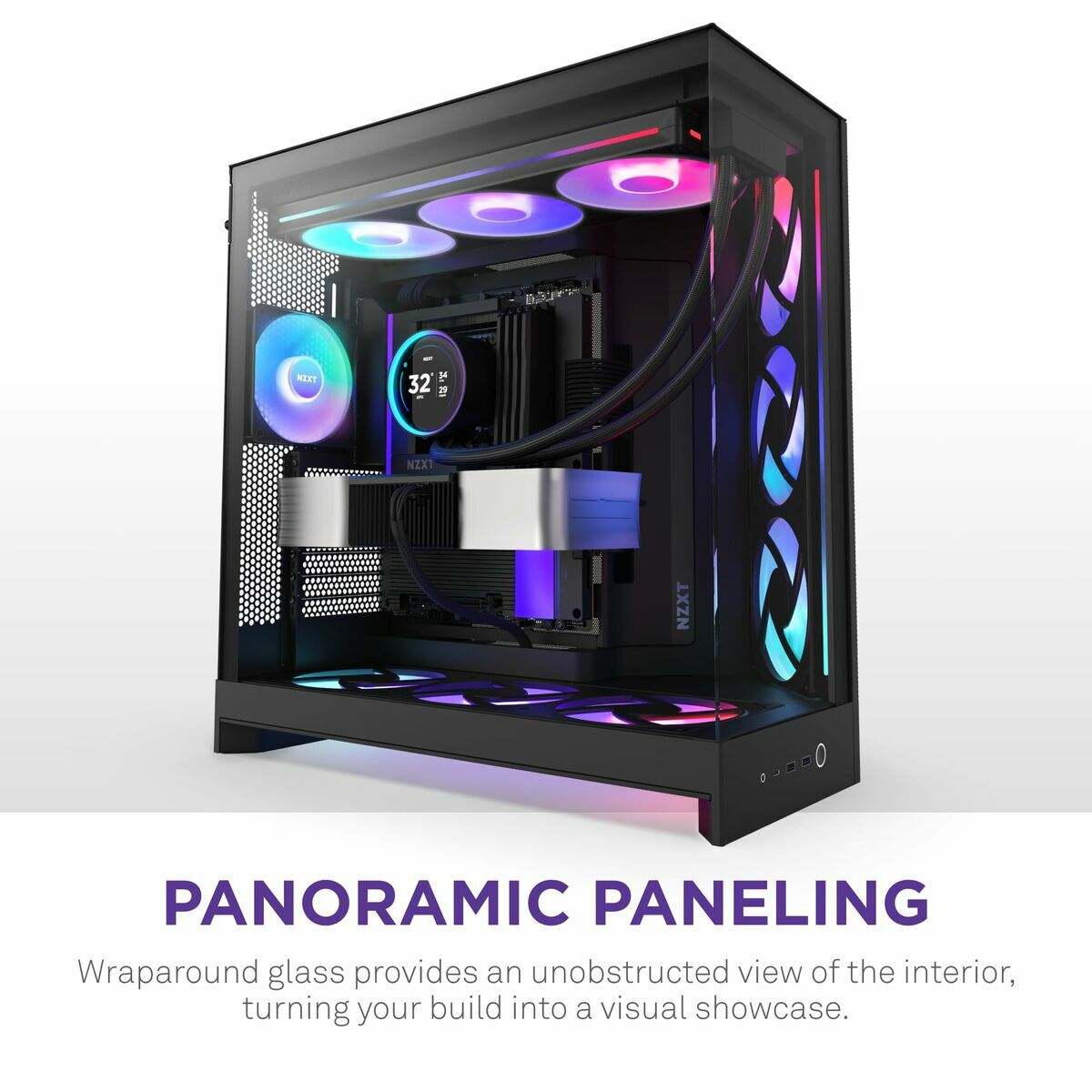 ATX Semi-tower Box NZXT CM-H92FB-P1 Black