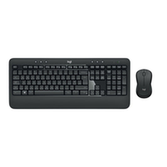 Keyboard and Mouse Logitech 920-008679 Italian QWERTY White Black