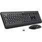 Keyboard and Mouse Logitech 920-008679 Italian QWERTY White Black