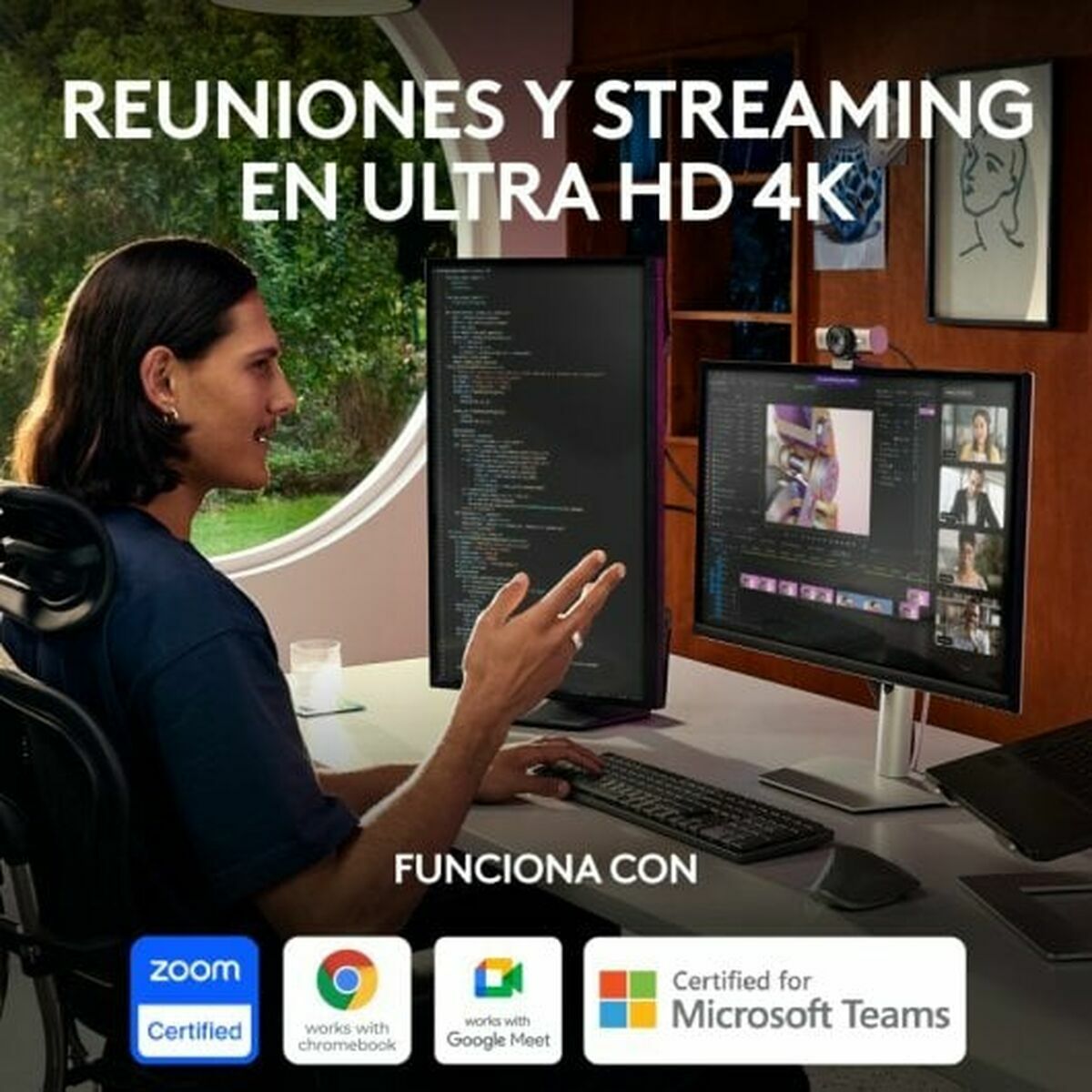 Webcam Logitech 960-001559 4K Ultra HD