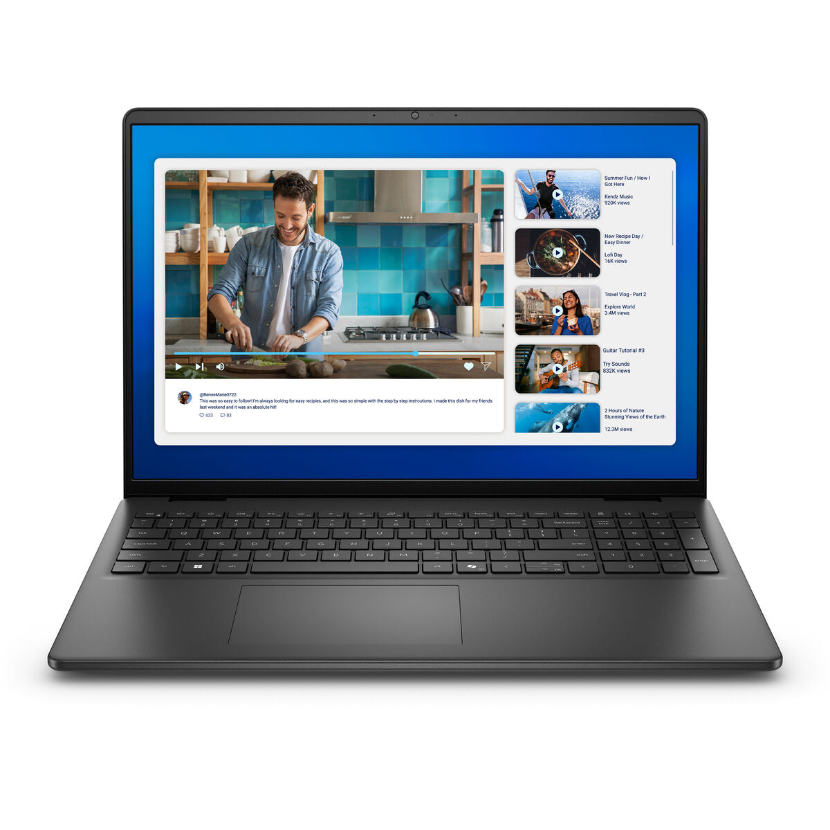 Laptop Dell DC16250 C7-150U 16" Intel Core Ultra 7 150U 16 GB RAM 1 TB SSD Spanish Qwerty