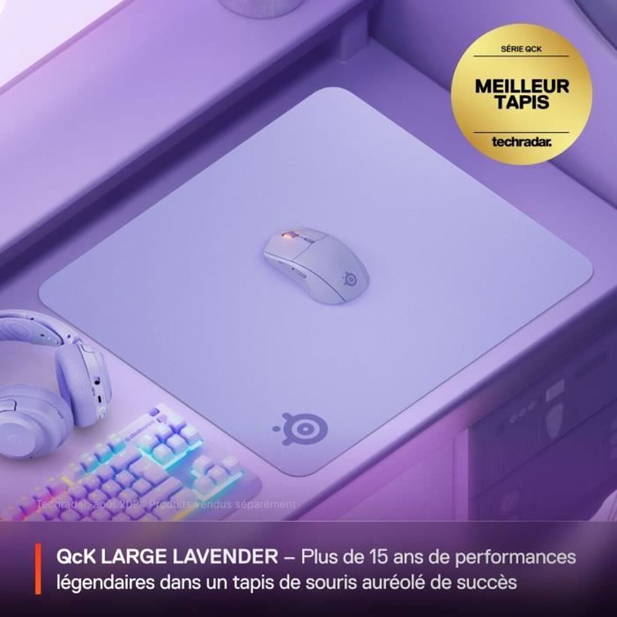 Mouse Mat SteelSeries Lilac