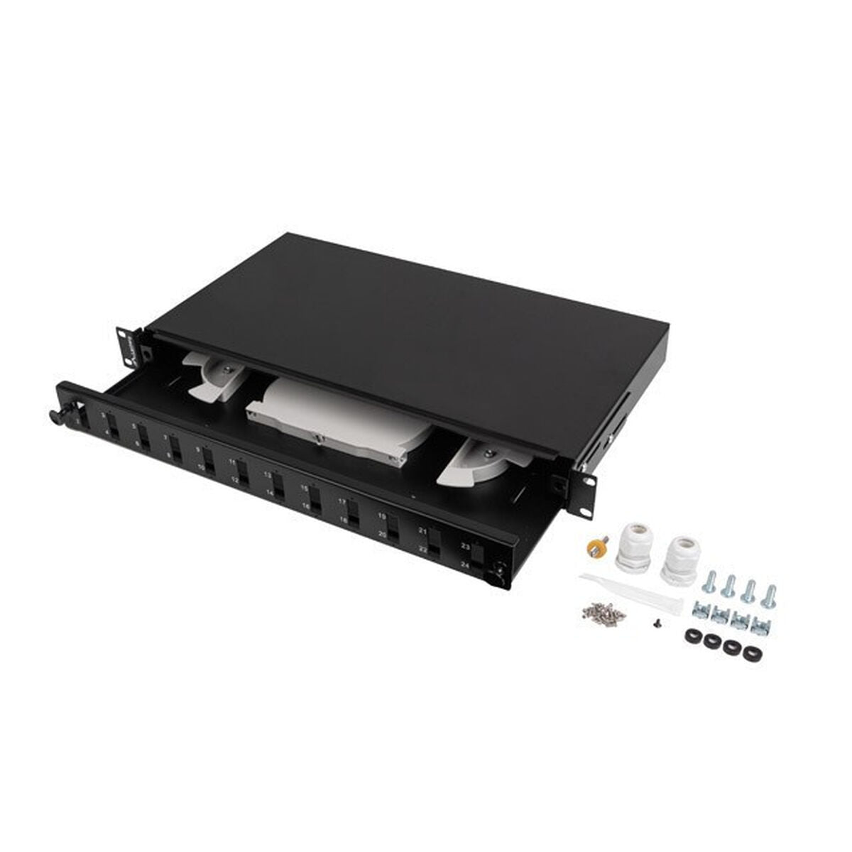 24-port UTP Category 6 Patch Panel Lanberg FOP1-12SD-LQB