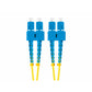 Hose Lanberg G657A1 (2 m) Yellow Duplex