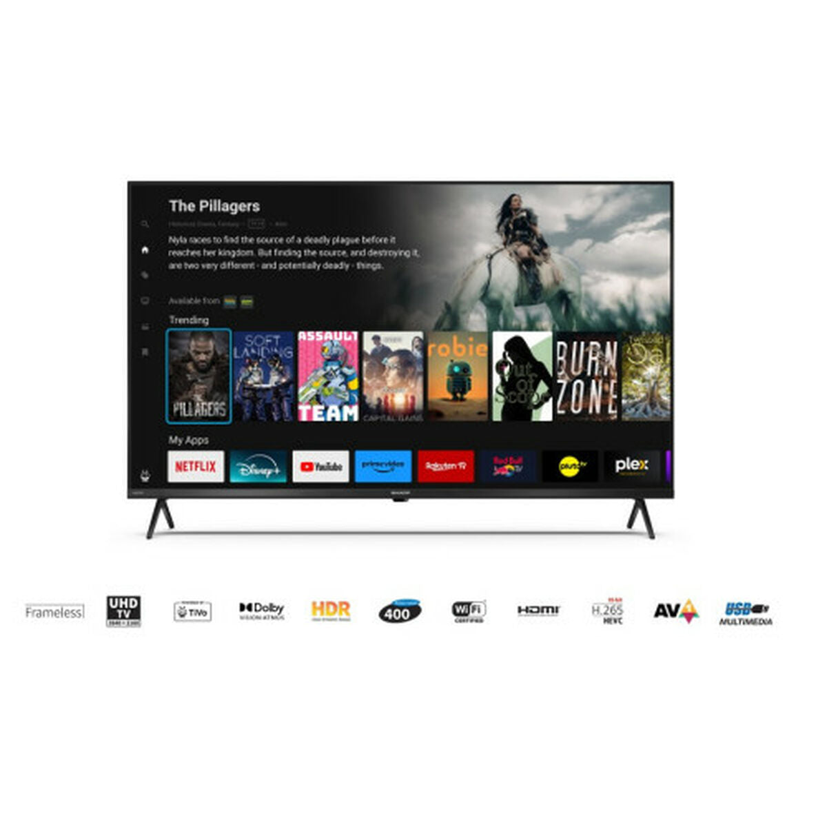 Smart TV Sharp 4T-C43GK4245EB 43" LED