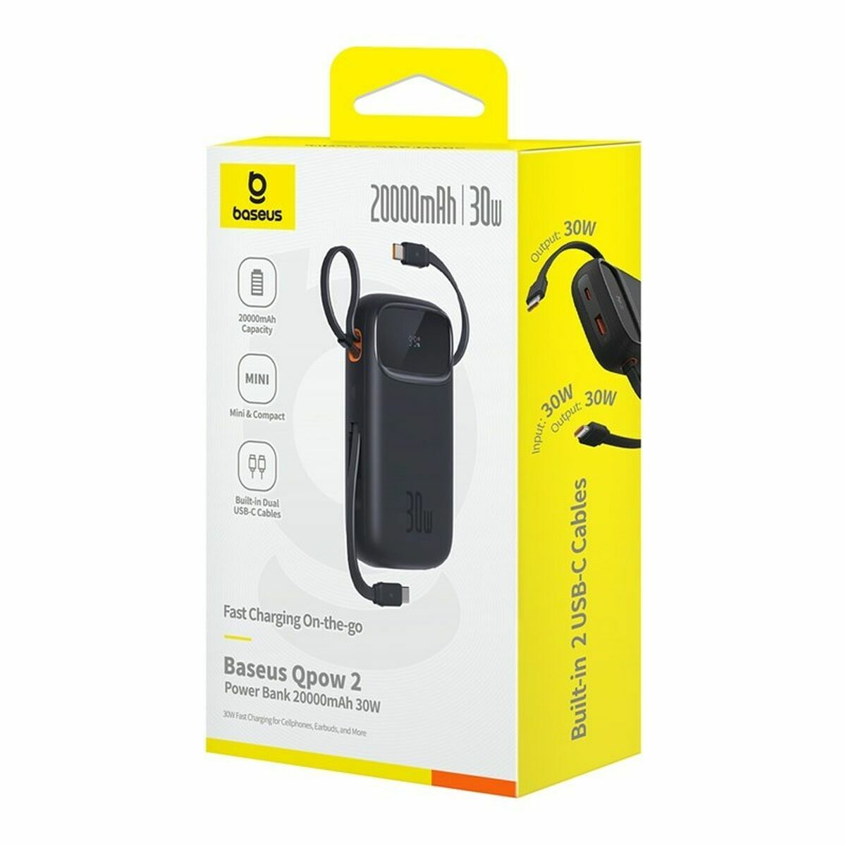 Powerbank Baseus P10055009113-00 Black 20000 mAh