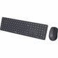 Keyboard and Mouse Rapoo 9810M Grey AZERTY