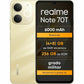 Smartphone Realme NOTE 70T 6,74" Unisoc 4 GB RAM 256 GB Golden