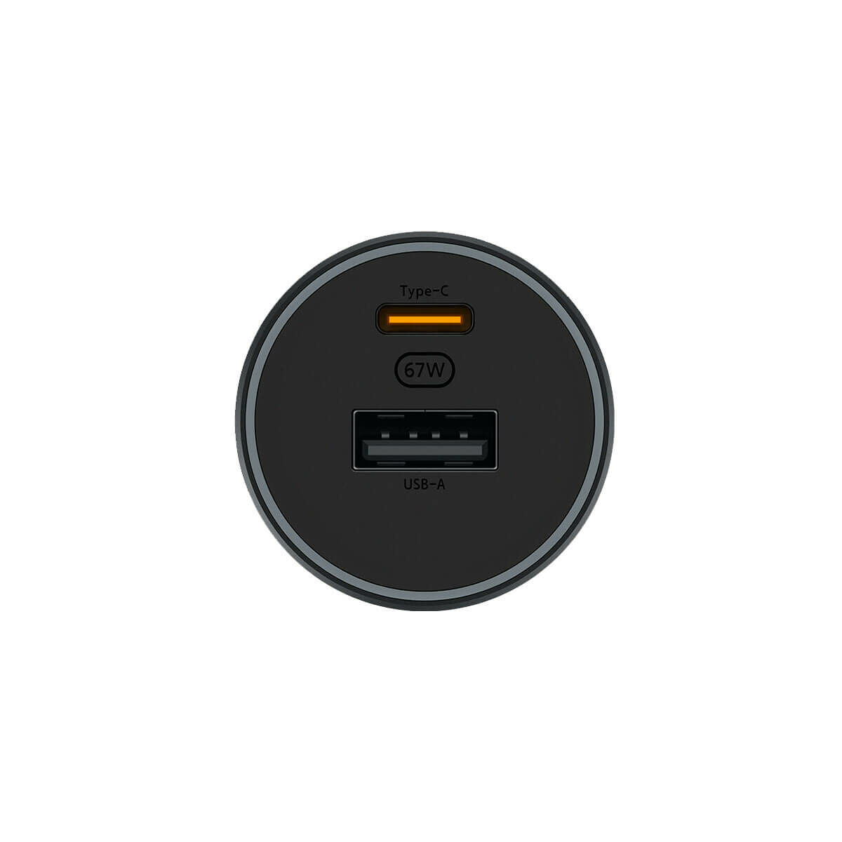 Universal USB Car Charger + USB-C Cable Xiaomi BHR6814GL Black 55 W