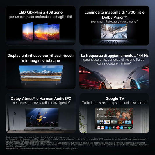 Smart TV Xiaomi ELA6300EU 4K Ultra HD QLED