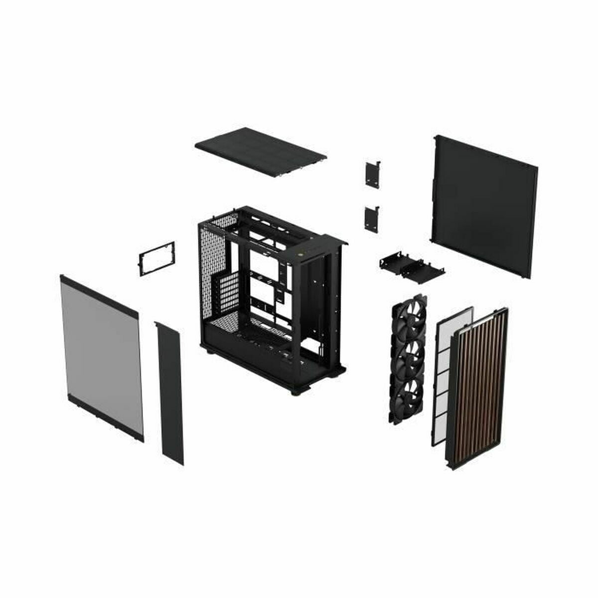 ATX Semi-tower Box Fractal Design North XL RC Black