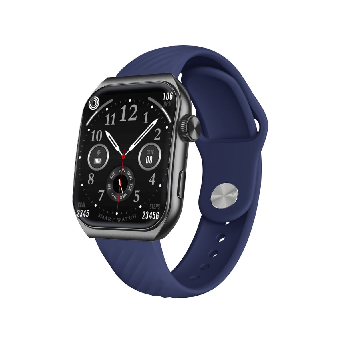 Smartwatch Trevi T-FIT 400 C Blue Black 1,96" 49 mm