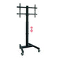 TV stand with wheels OMB 0.284 32" 55" 40 kg