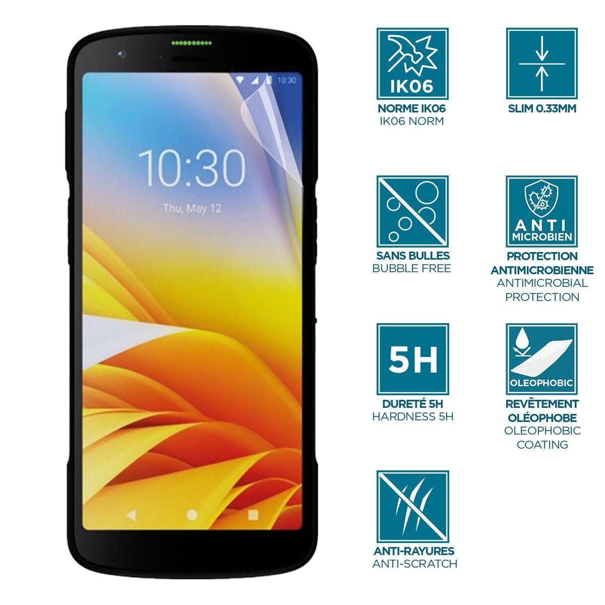 Mobile Screen Protector Mobilis 036302 ZEBRA TC22 - TC27