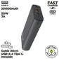 Powerbank Muvit for Change DP200G-R-PD Black 20 W