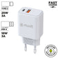 Wall Charger Muvit for Change MC-215 White 18 W 25 W
