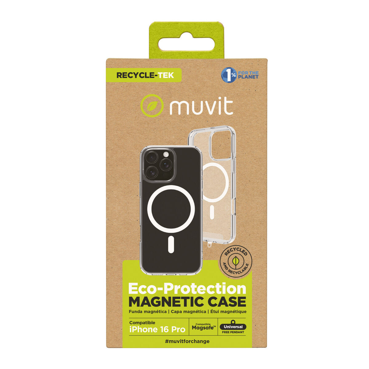 Mobile cover Muvit for Change iPhone 16 Pro Magnetic