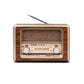 Portable Bluetooth Radio Kooltech Retro AM/FM